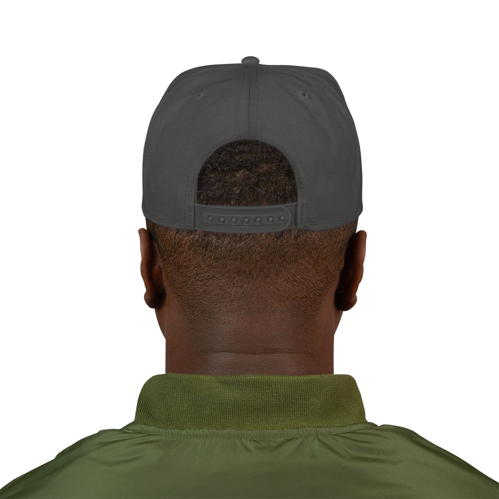 Embroidered 'Game Over' Floral Snapback Hat