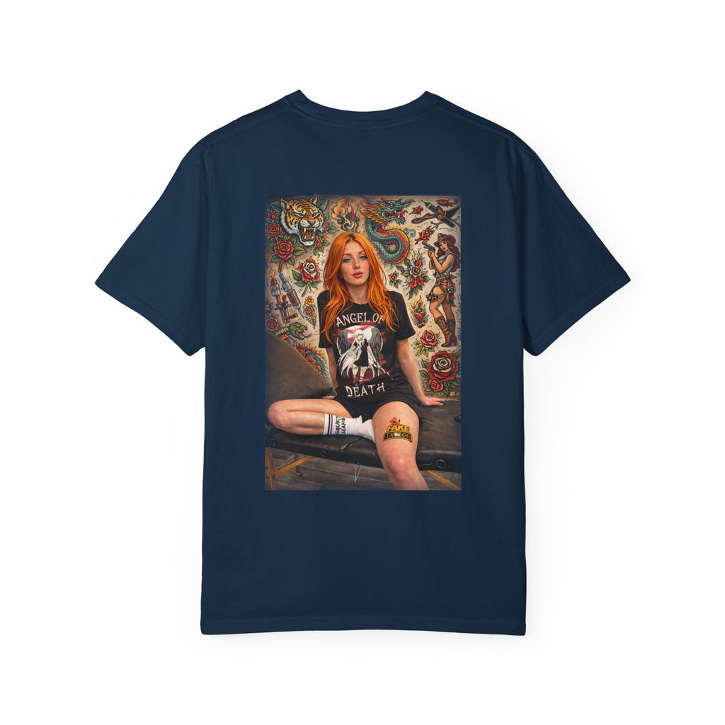 Fake Tattoo Graphic T-Shirt — Redhead Design