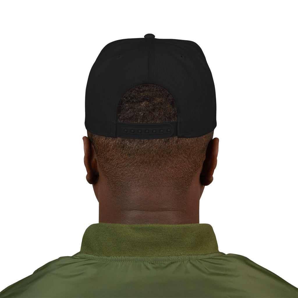 Embroidered 'Game Over' Floral Snapback Hat
