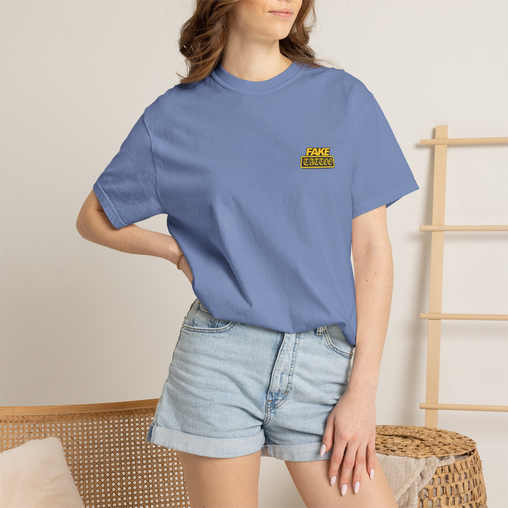 Fake Tattoo Graphic T-Shirt — Redhead Design