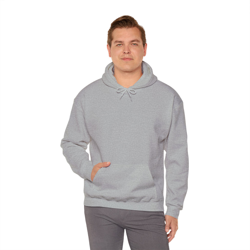 Fake Tattoo Hoodie – Retro Yellow Emblem Back Print Sweatshirt