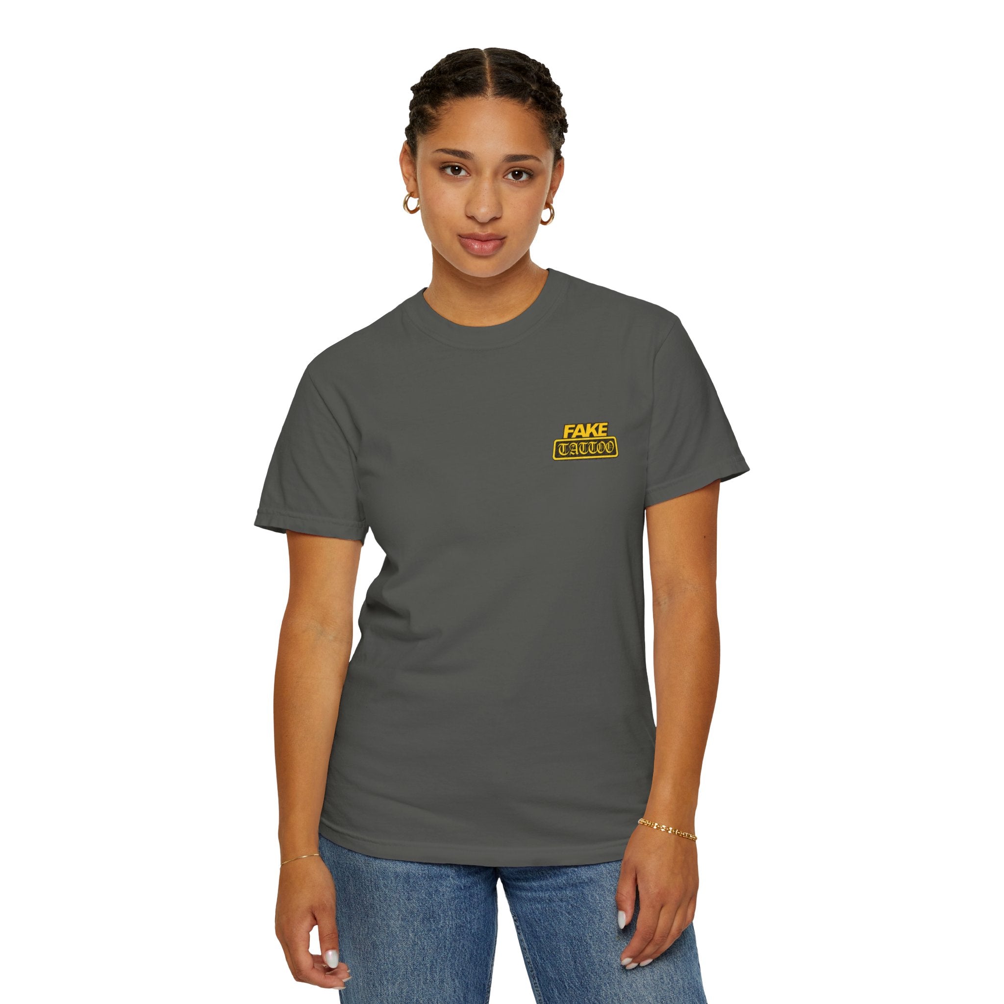 Fake Tattoo Graphic T-Shirt — Redhead Design
