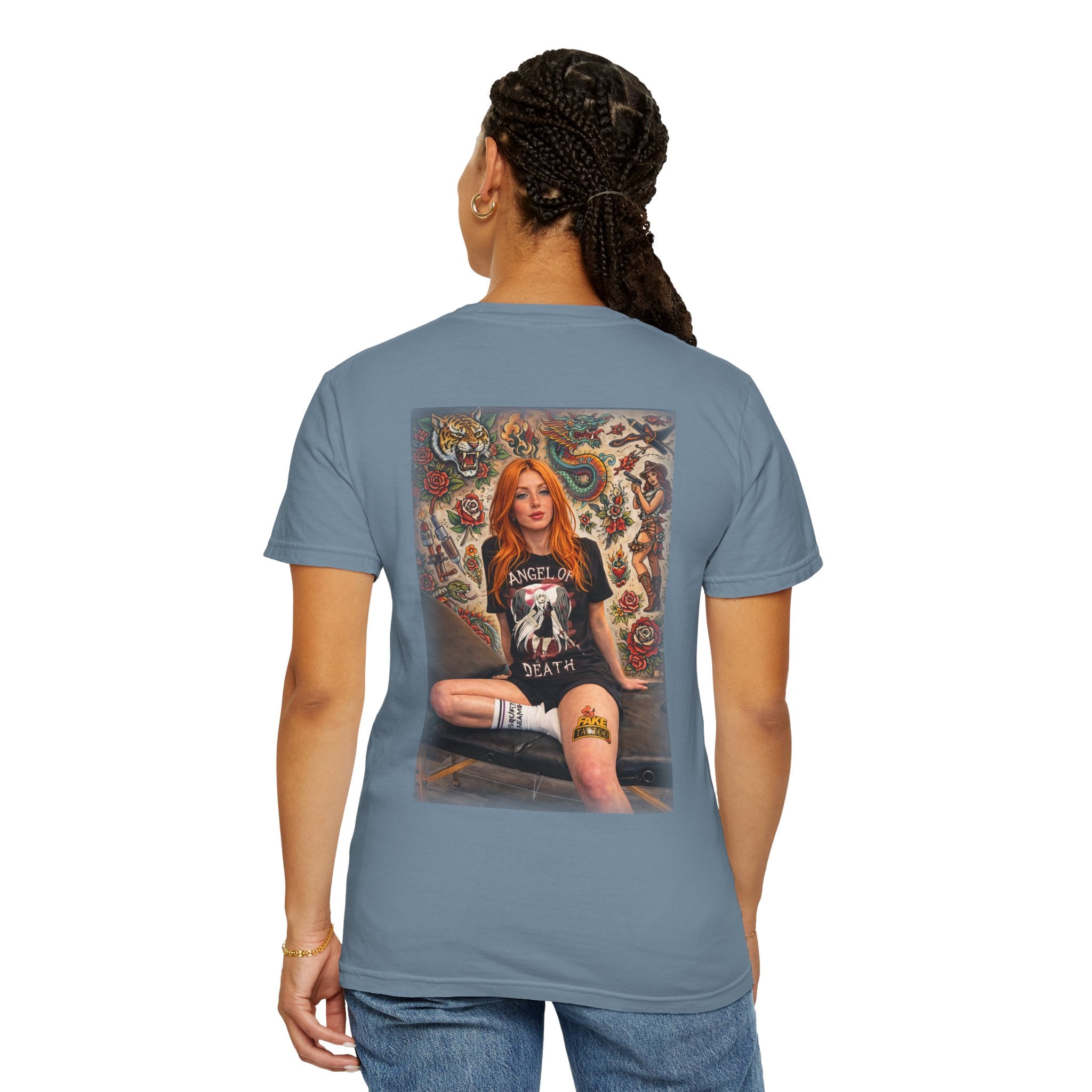 Fake Tattoo Graphic T-Shirt — Redhead Design