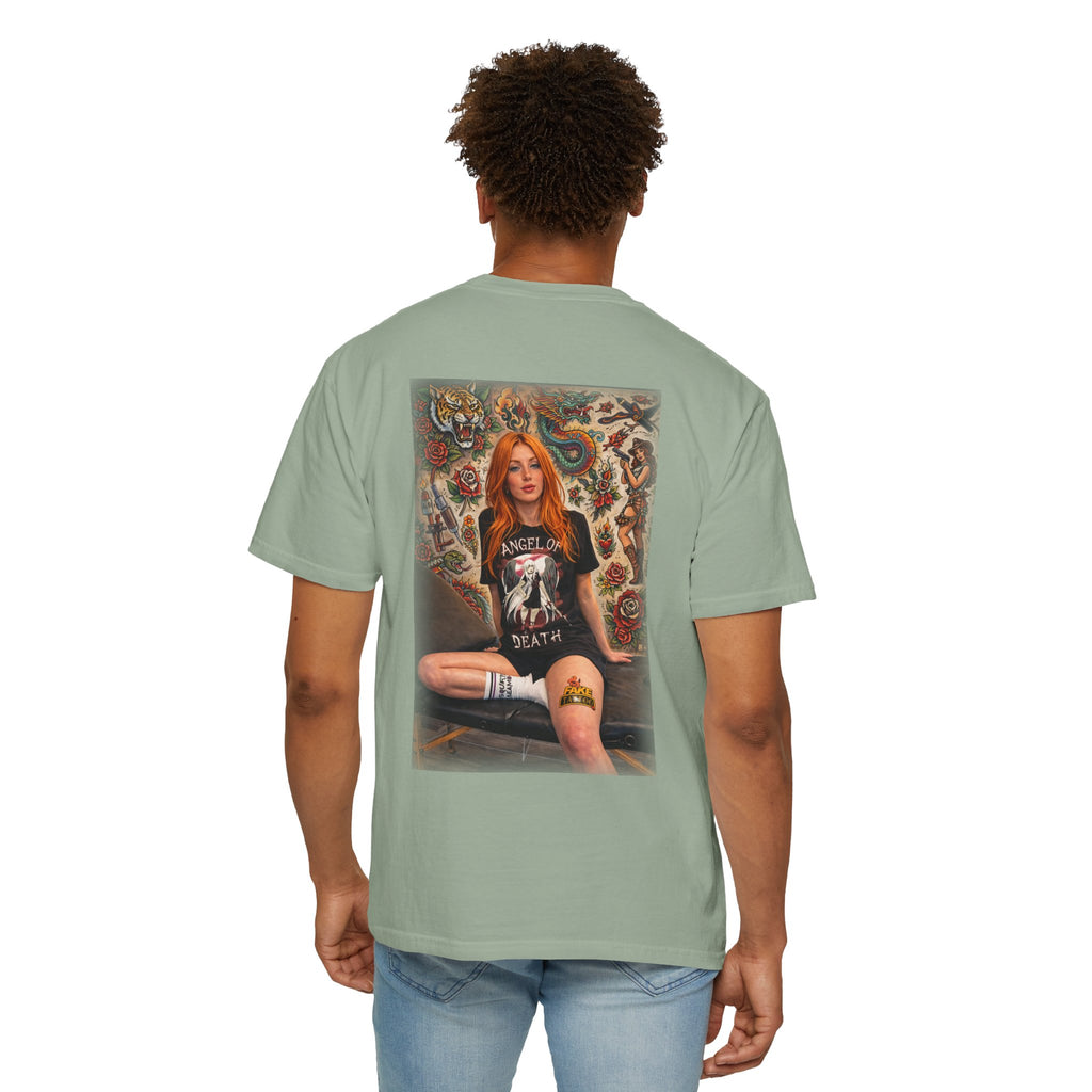 Fake Tattoo Graphic T-Shirt — Redhead Design