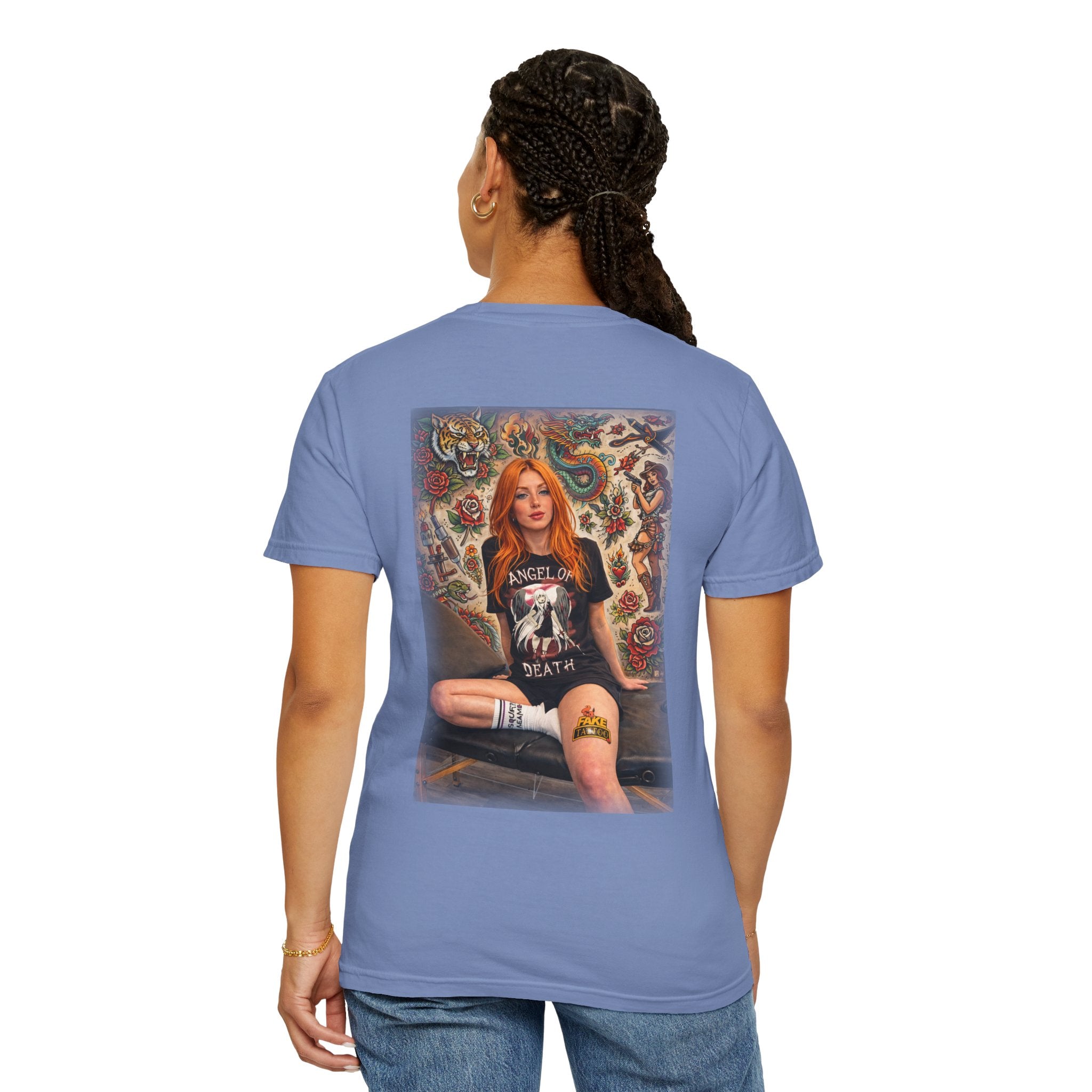 Fake Tattoo Graphic T-Shirt — Redhead Design