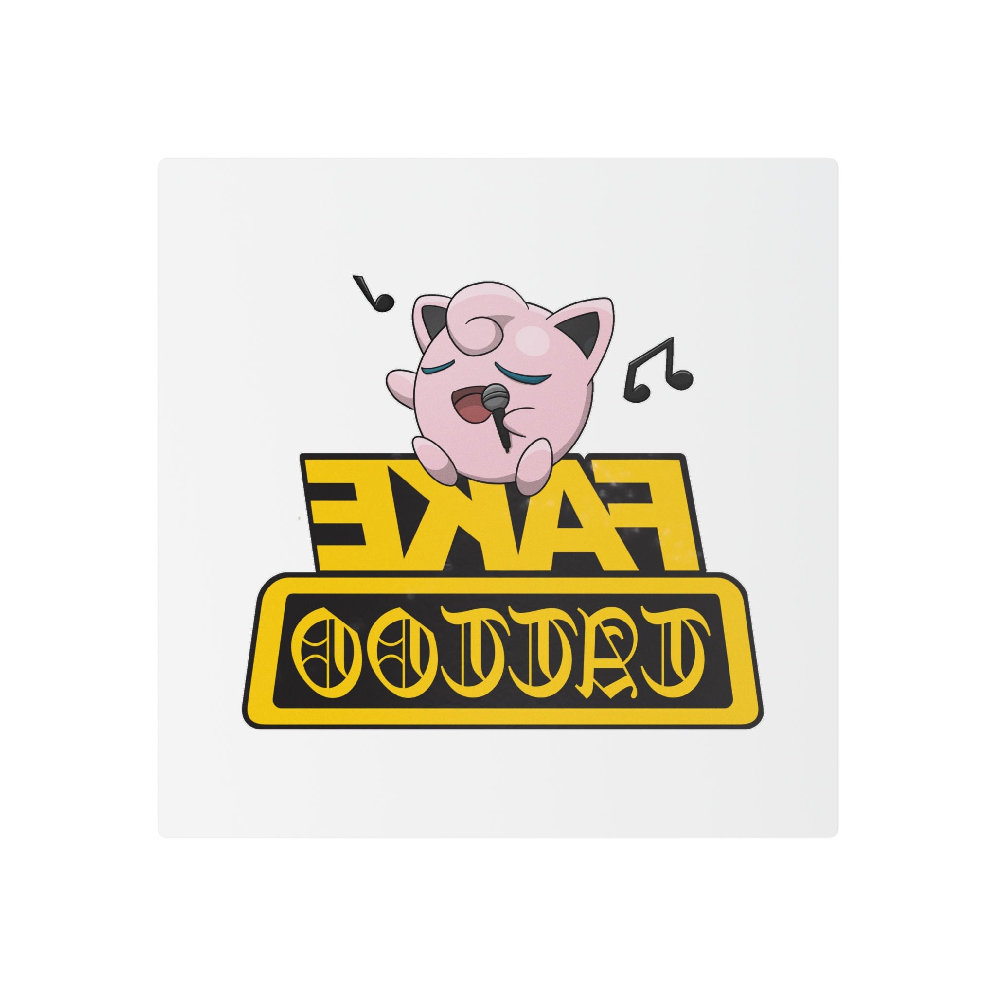 Temporary Tattoos — Cute Pink Singing Pocket Monster