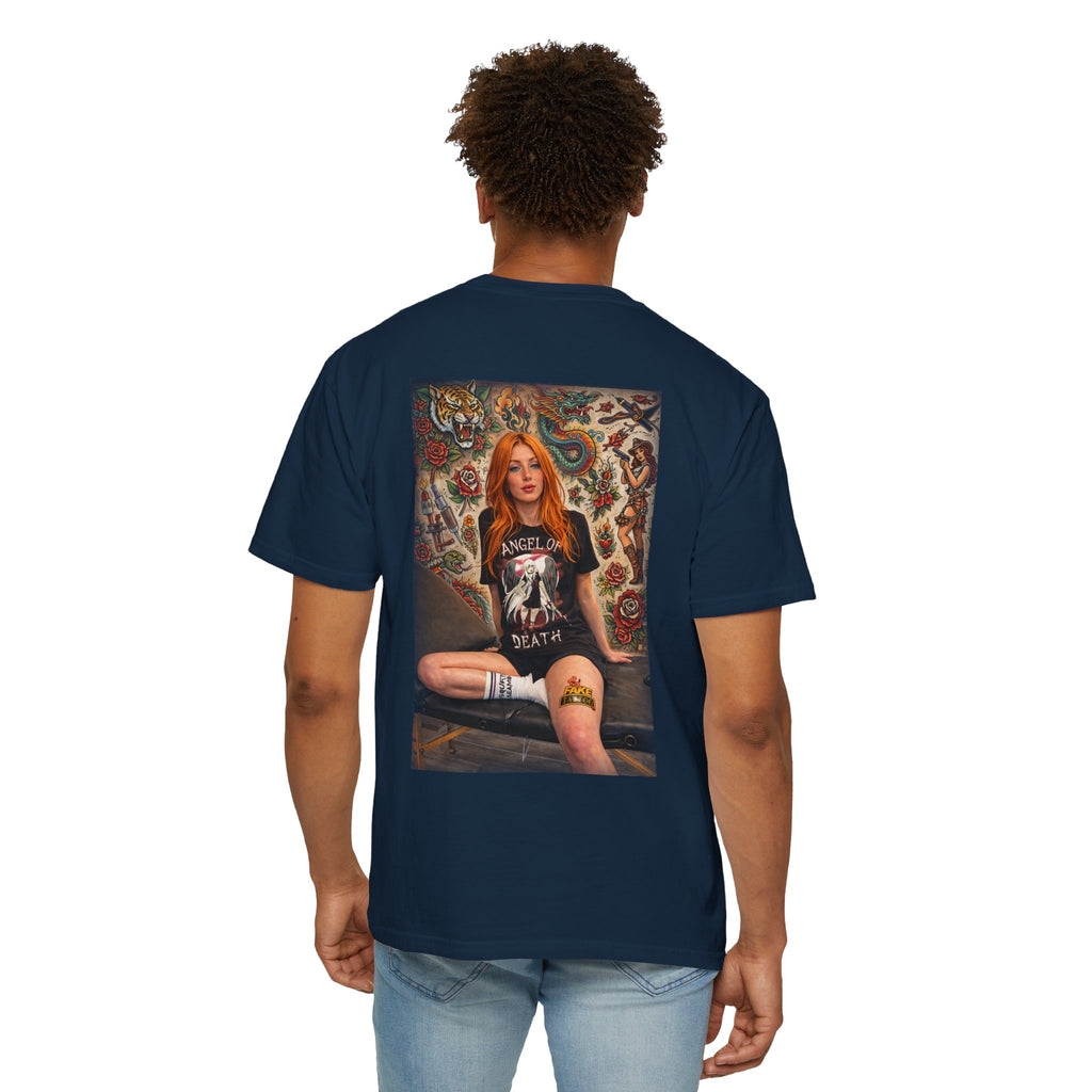 Fake Tattoo Graphic T-Shirt — Redhead Design