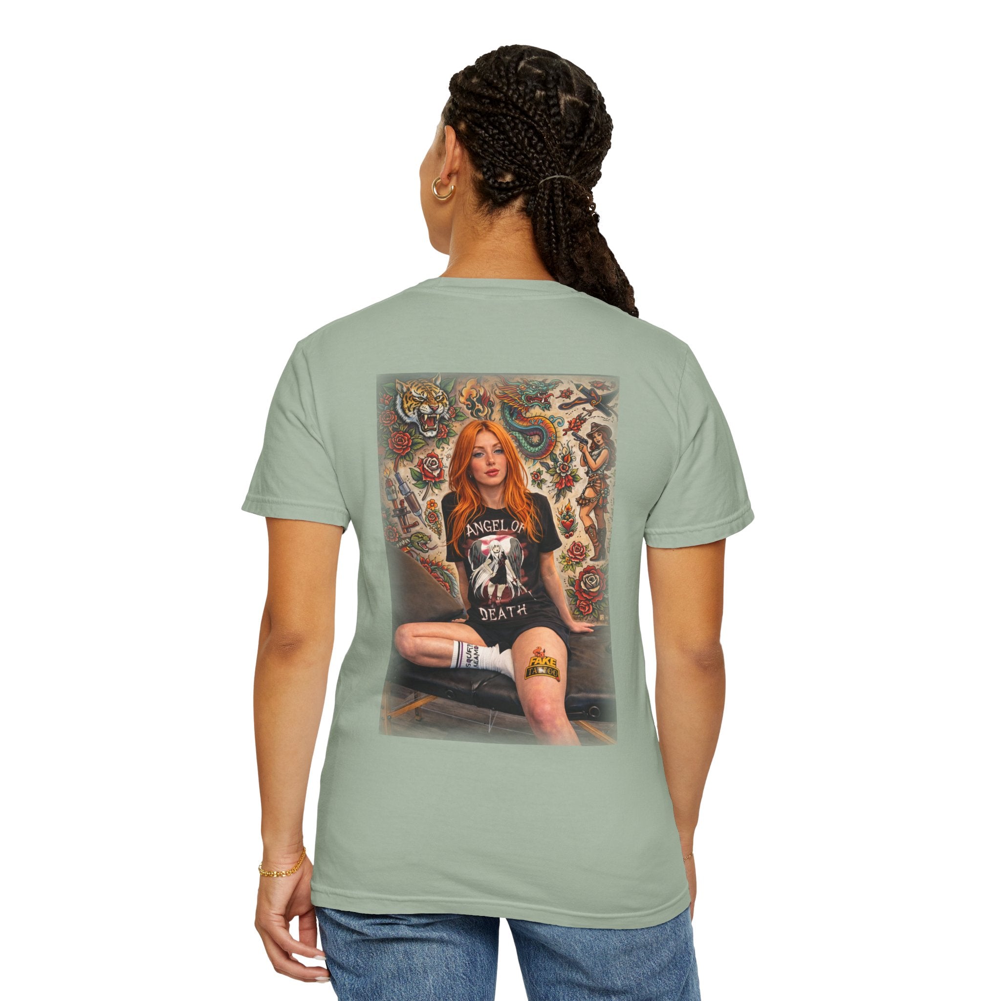 Fake Tattoo Graphic T-Shirt — Redhead Design