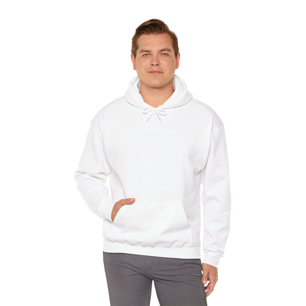 Fake Tattoo Hoodie – Retro Yellow Emblem Back Print Sweatshirt