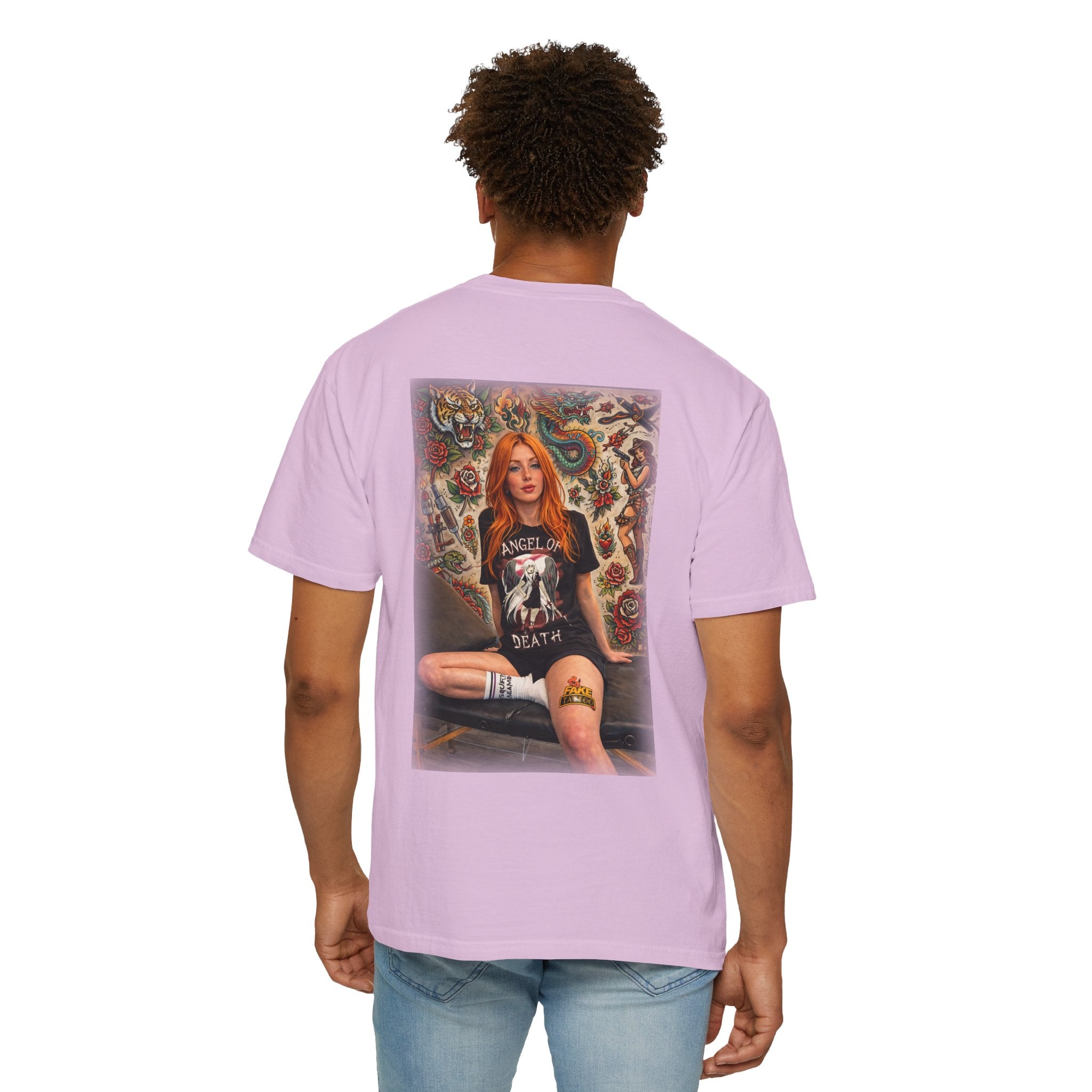 Fake Tattoo Graphic T-Shirt — Redhead Design