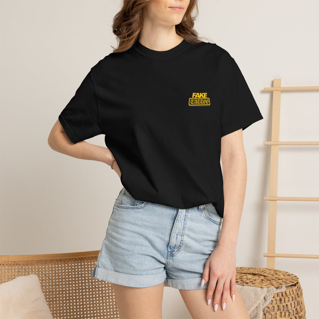 Fake Tattoo Graphic T-Shirt — Redhead Design