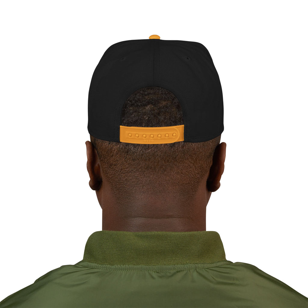 Embroidered 'Game Over' Floral Snapback Hat