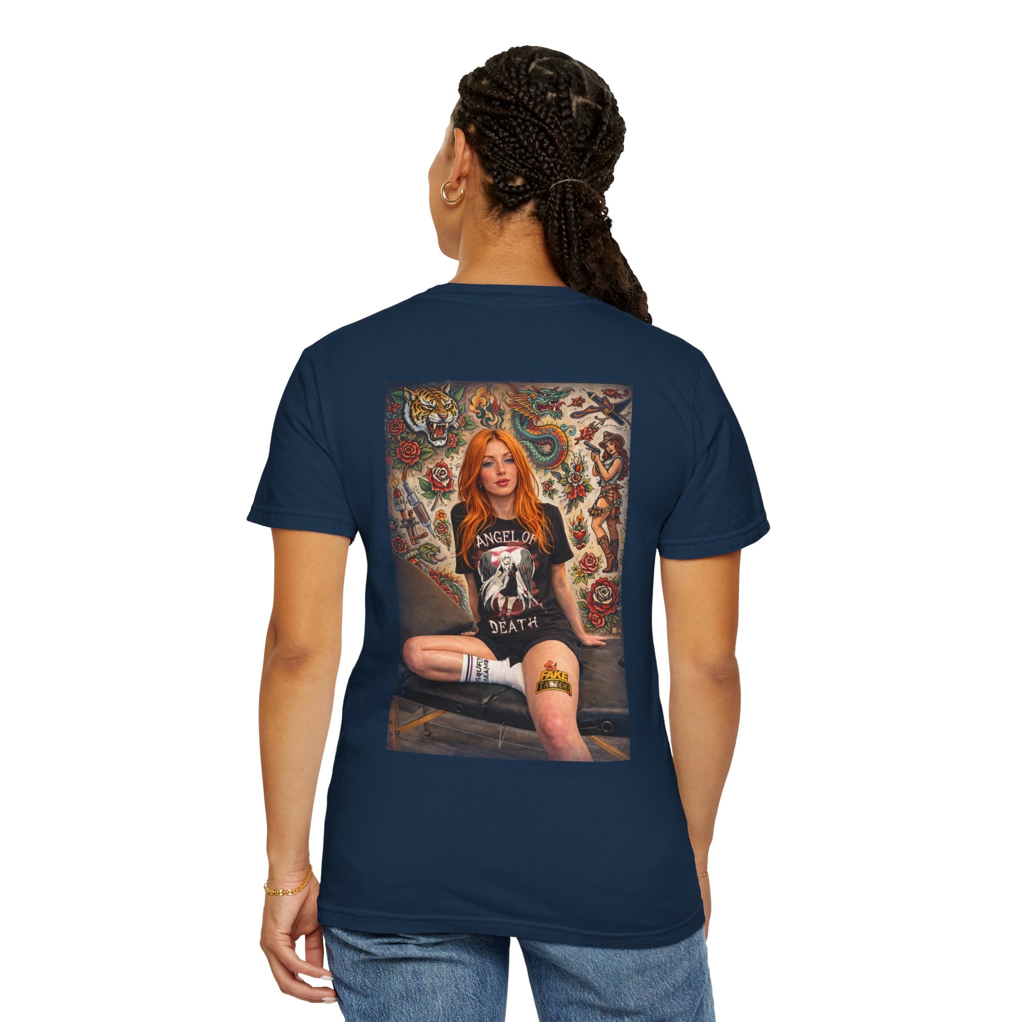 Fake Tattoo Graphic T-Shirt — Redhead Design