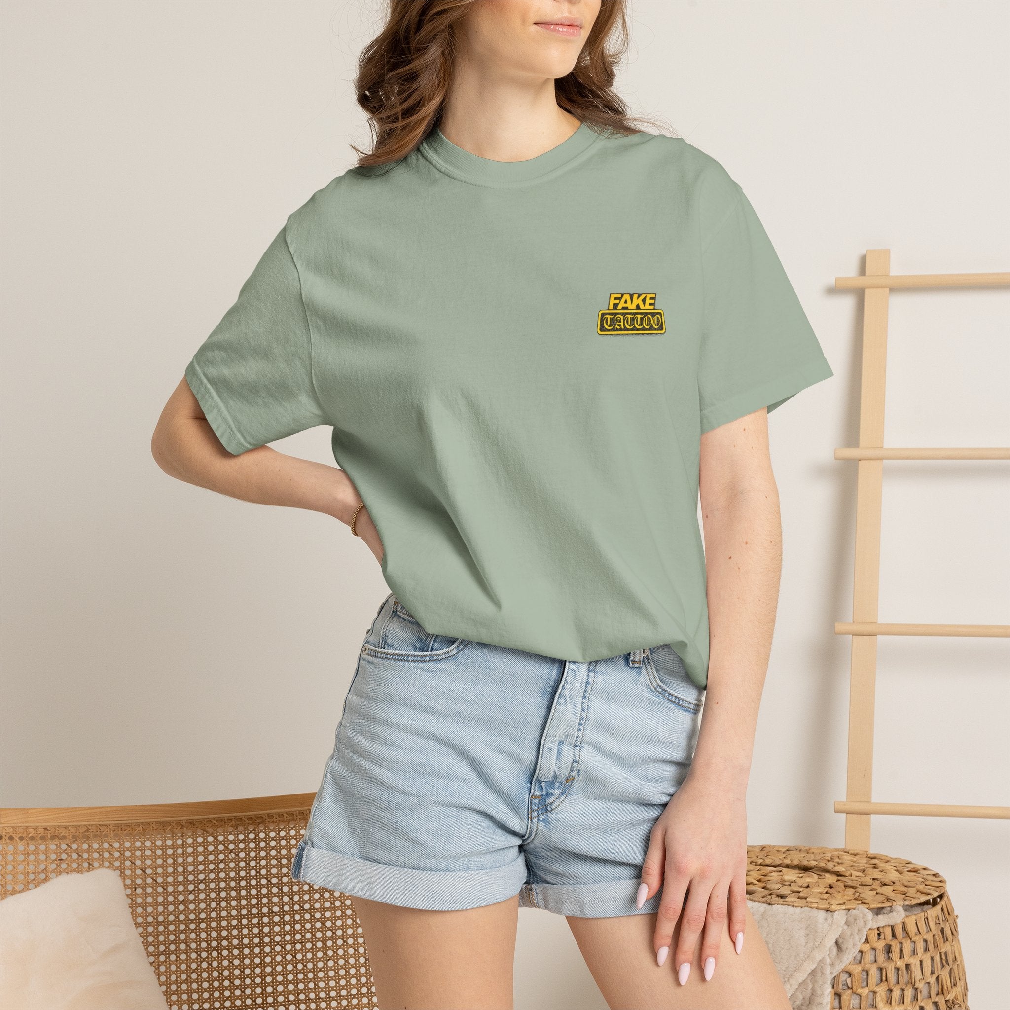 Fake Tattoo Graphic T-Shirt — Redhead Design