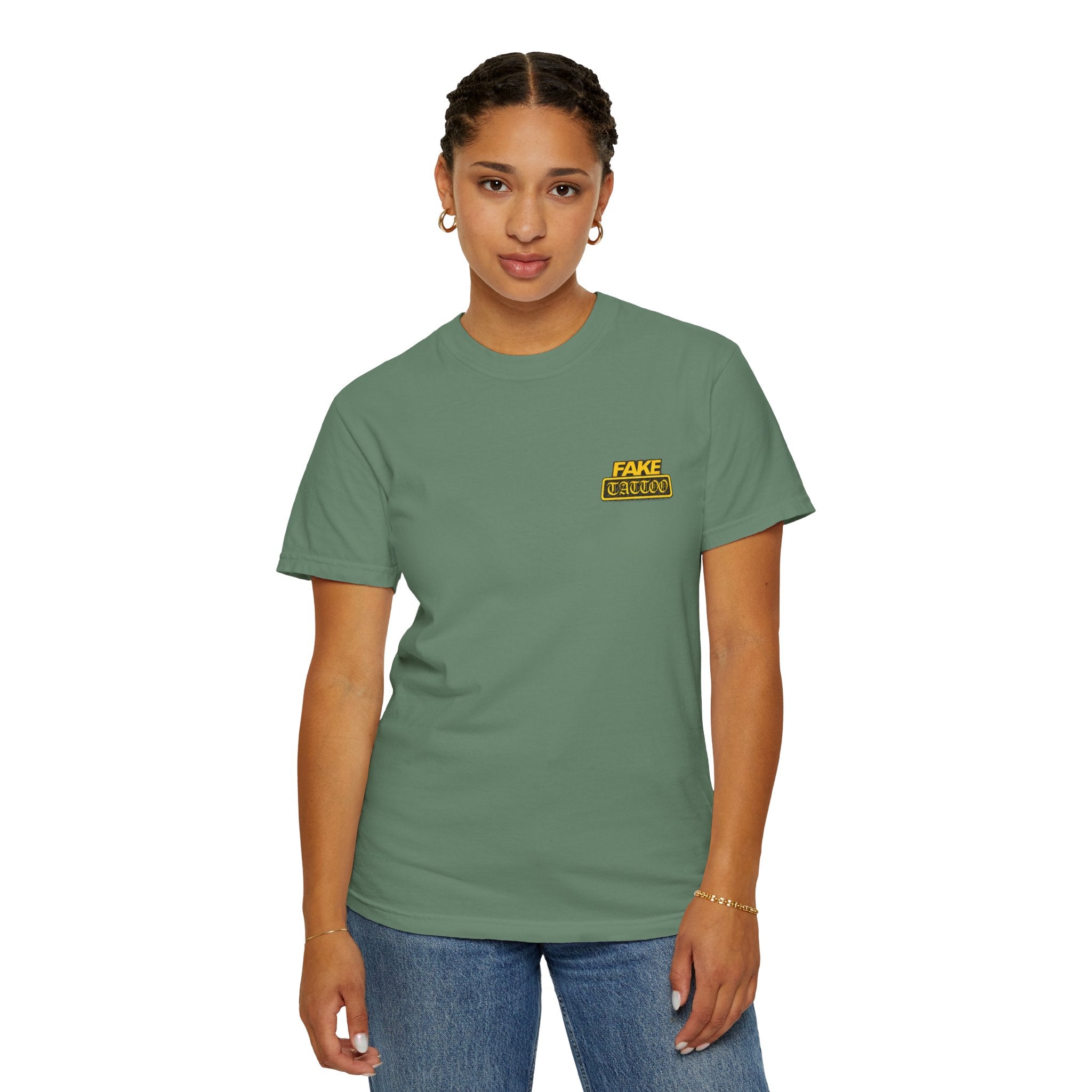 Fake Tattoo Graphic T-Shirt — Redhead Design