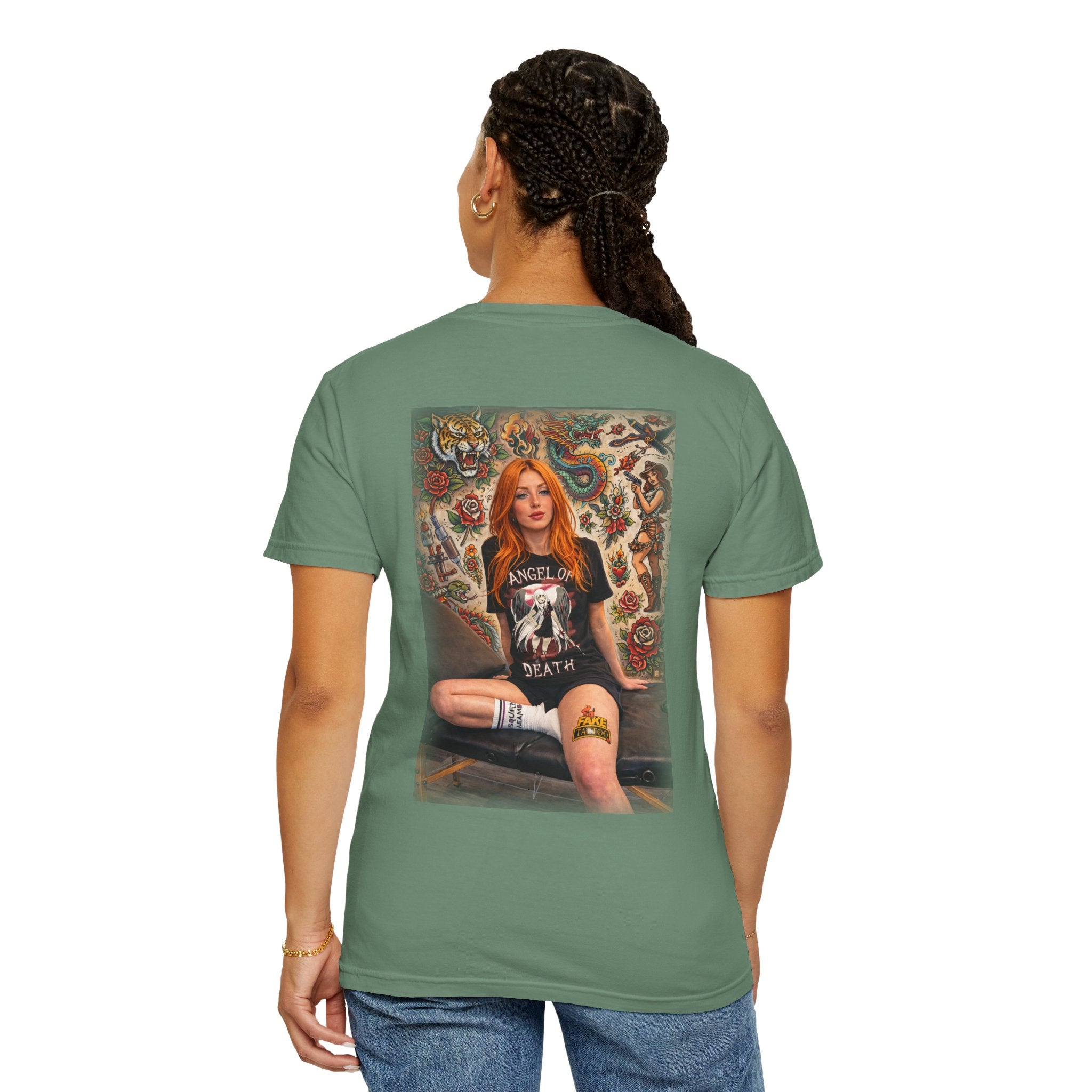 Fake Tattoo Graphic T-Shirt — Redhead Design