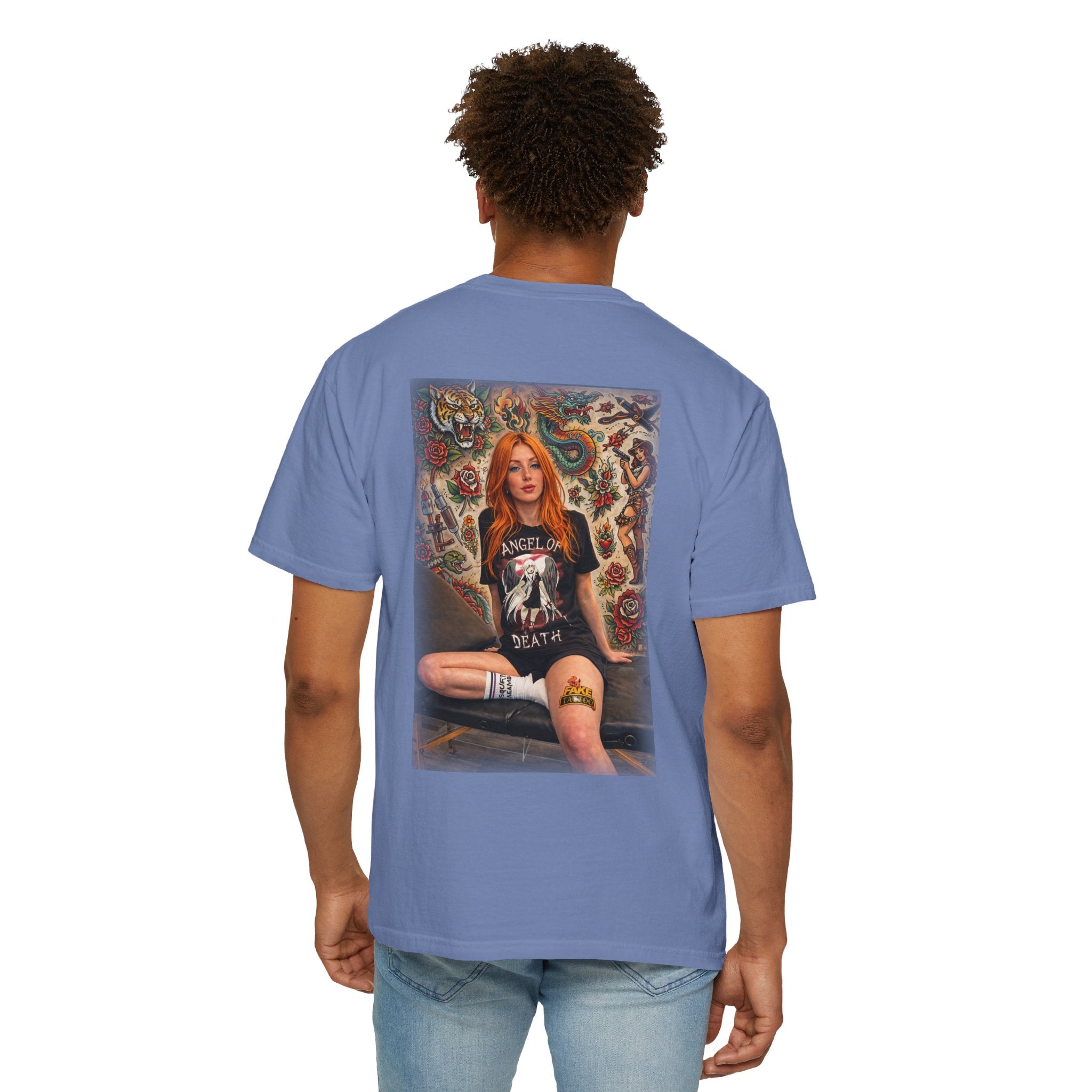 Fake Tattoo Graphic T-Shirt — Redhead Design