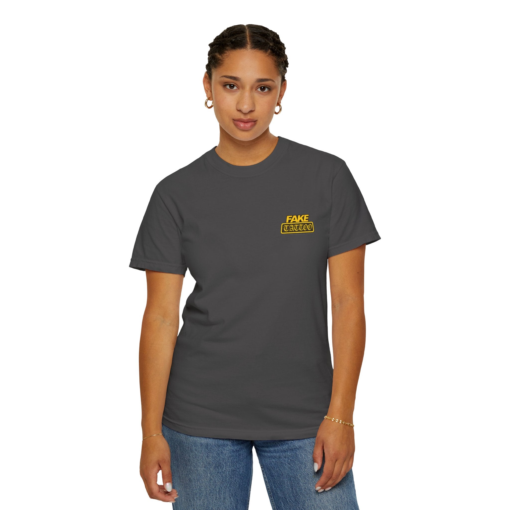 Fake Tattoo Graphic T-Shirt — Redhead Design