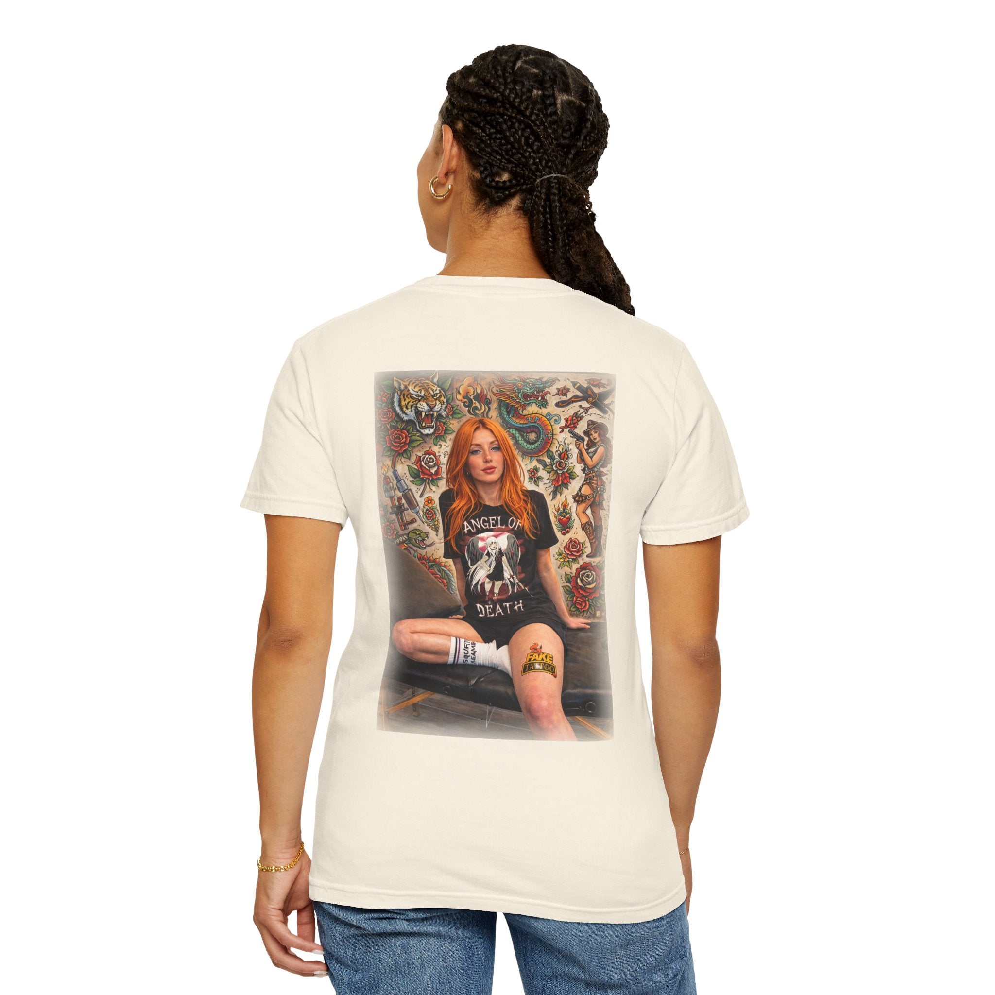 Fake Tattoo Graphic T-Shirt — Redhead Design