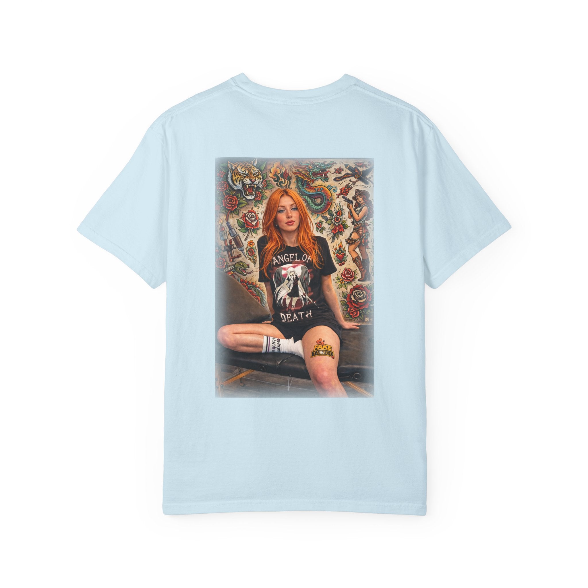 Fake Tattoo Graphic T-Shirt — Redhead Design