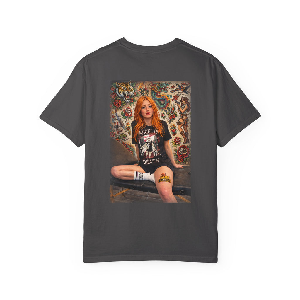 Fake Tattoo Graphic T-Shirt — Redhead Design