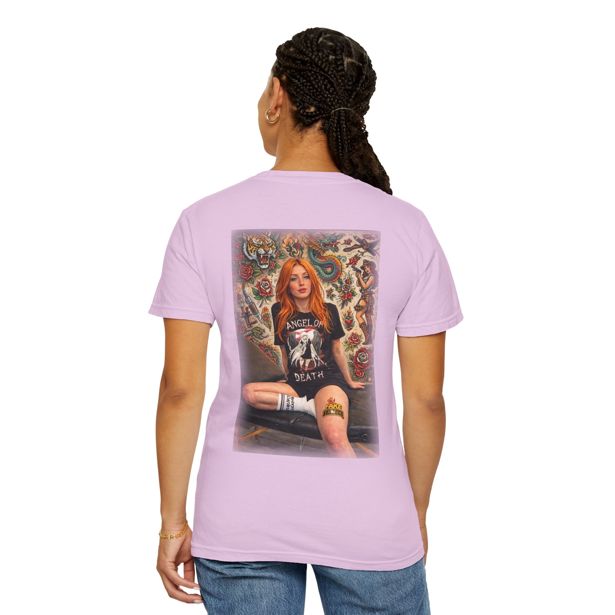 Fake Tattoo Graphic T-Shirt — Redhead Design