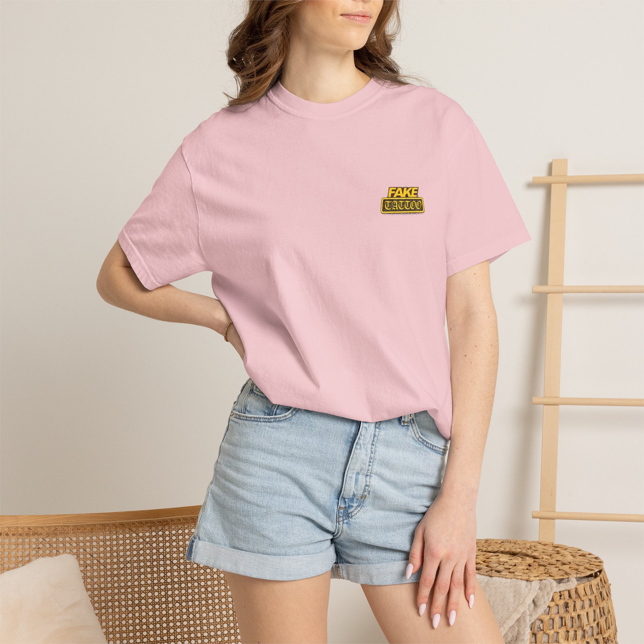 Fake Tattoo Graphic T-Shirt — Redhead Design