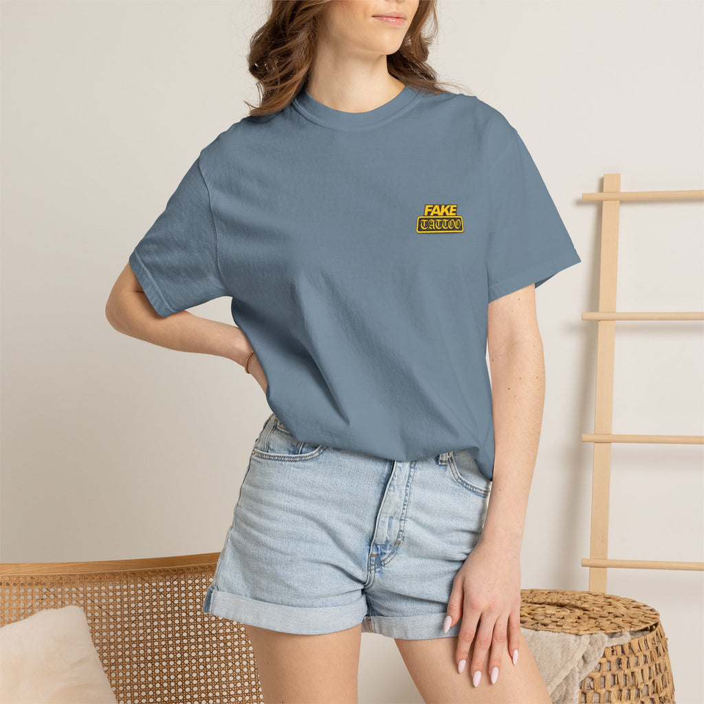 Fake Tattoo Graphic T-Shirt — Redhead Design
