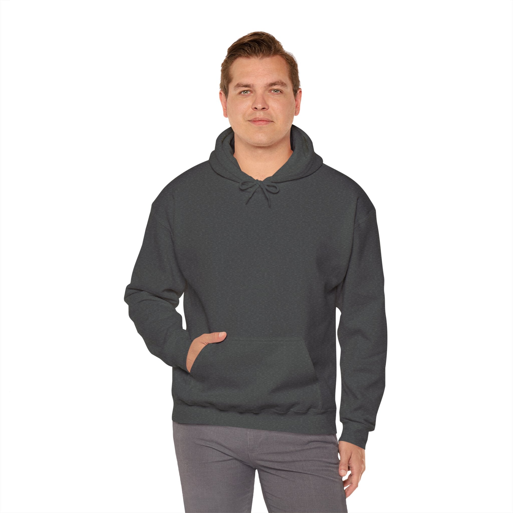 Fake Tattoo Hoodie – Retro Yellow Emblem Back Print Sweatshirt