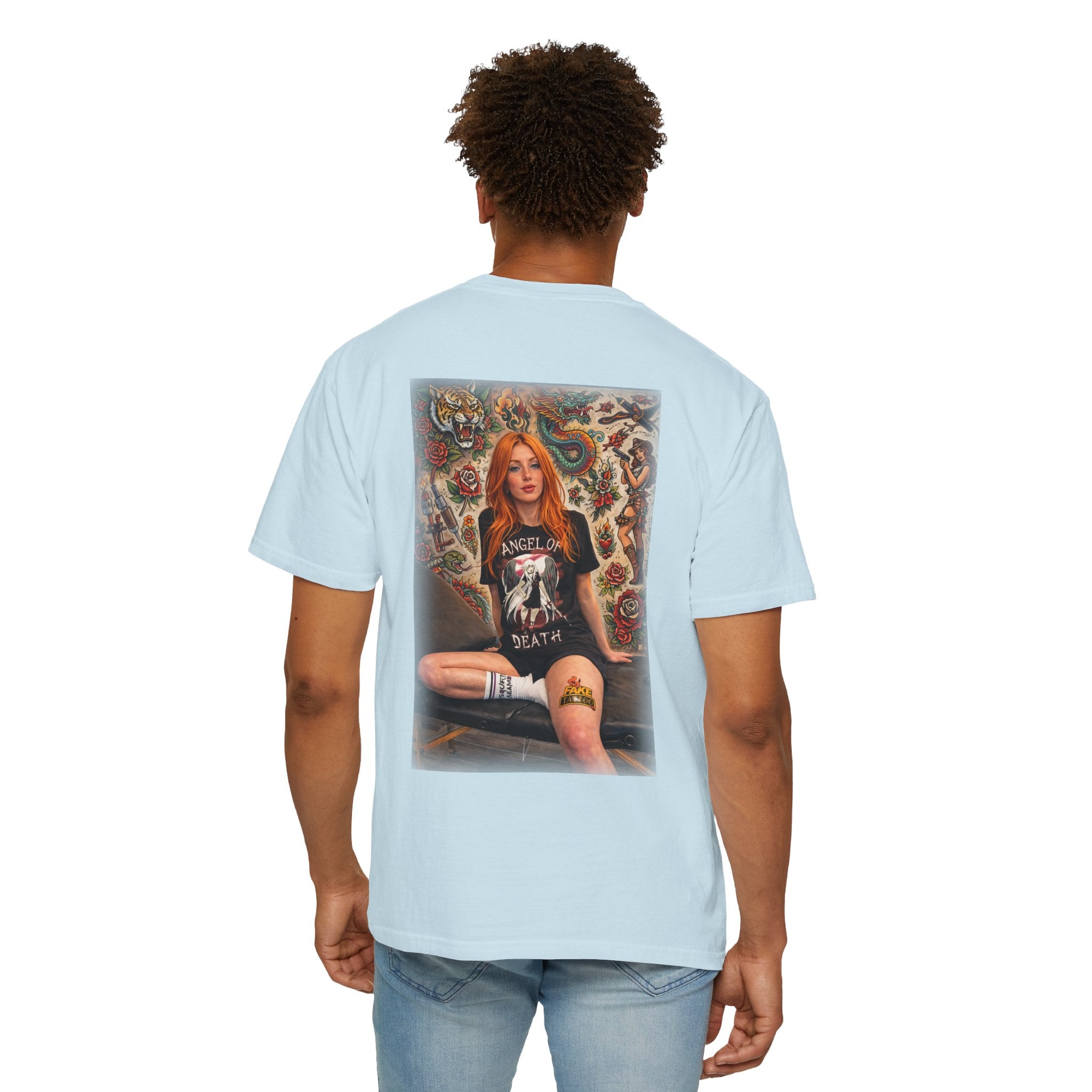 Fake Tattoo Graphic T-Shirt — Redhead Design